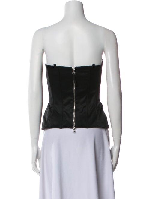 D&G Strapless Crop Top