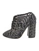 Dolce & Gabbana Rockstud Accents Mesh Lace-Up Boots
