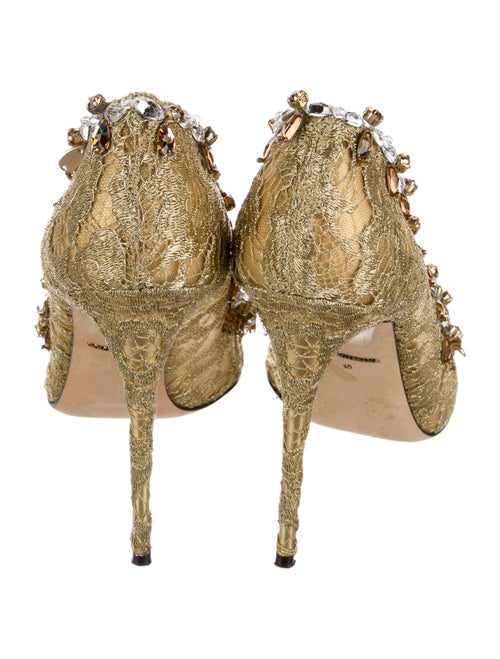 Dolce & Gabbana Lace Lace Pattern Pumps