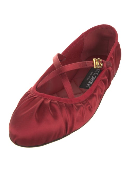Dolce & Gabbana Satin Ballet Flats