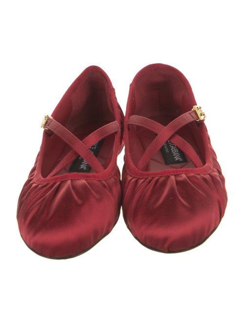 Dolce & Gabbana Satin Ballet Flats
