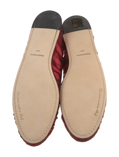Dolce & Gabbana Satin Ballet Flats