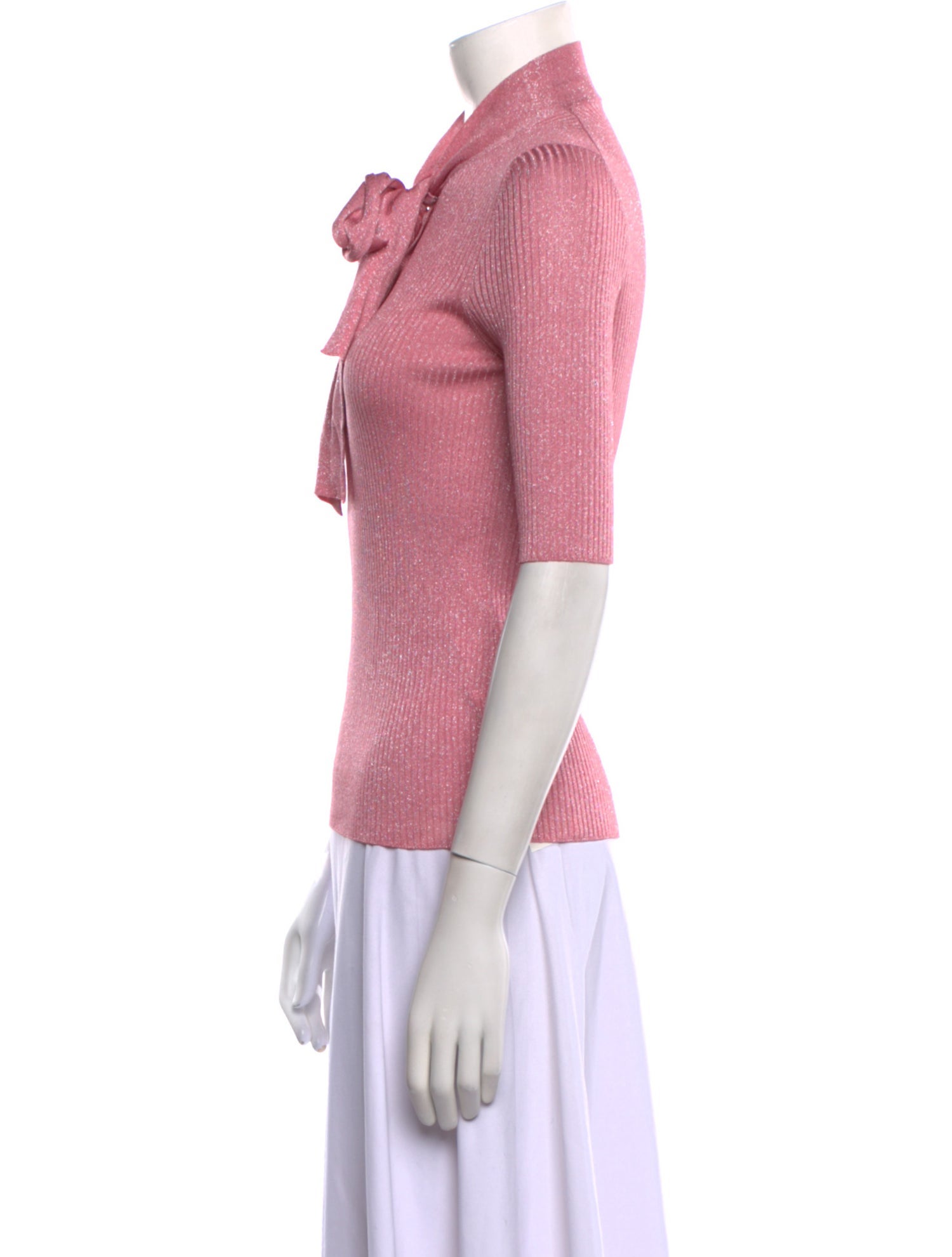 Dolce & Gabbana Virgin Wool Three-Quarter Sleeve Polo