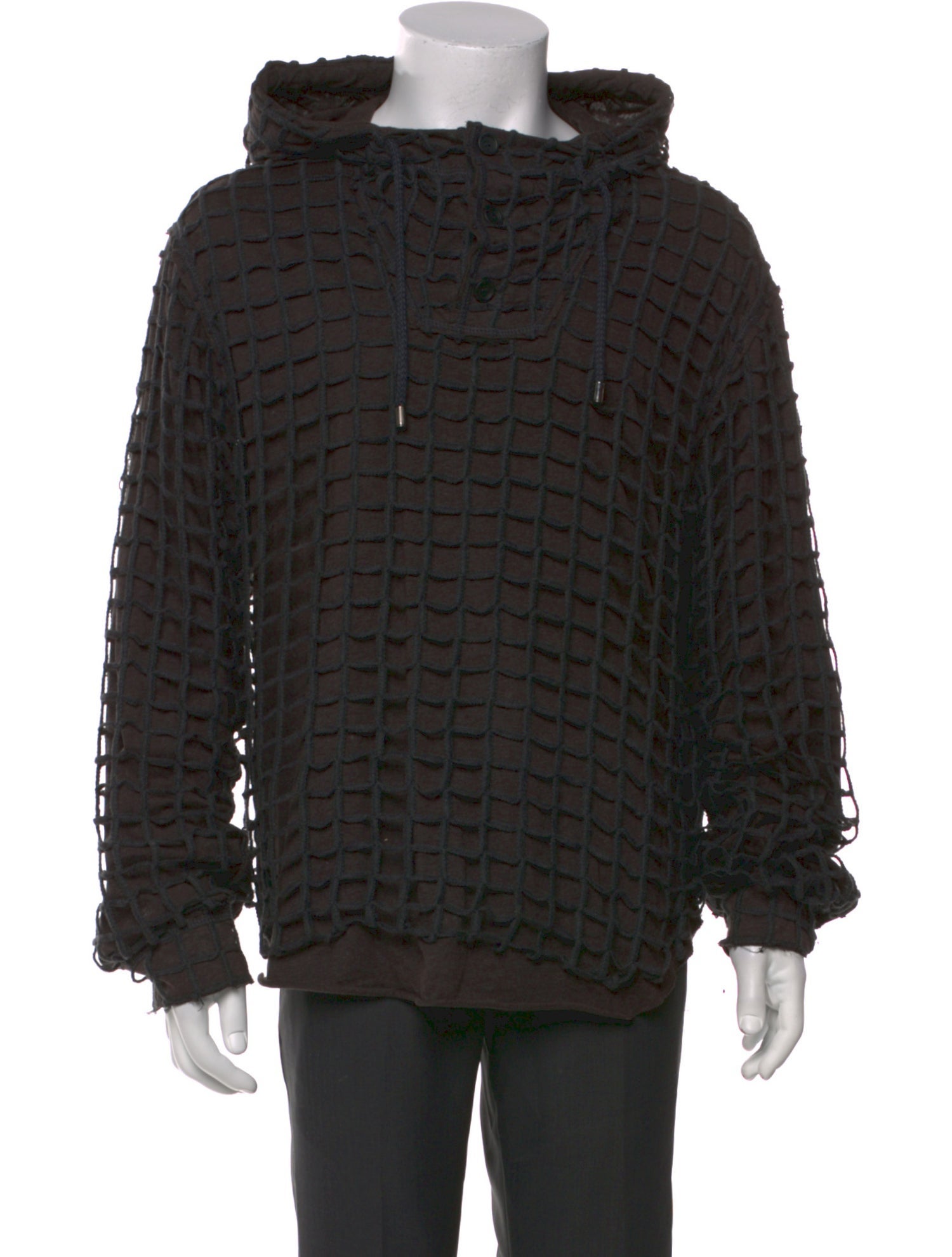 Dolce & Gabbana Mock Neck Long Sleeve Hoodie