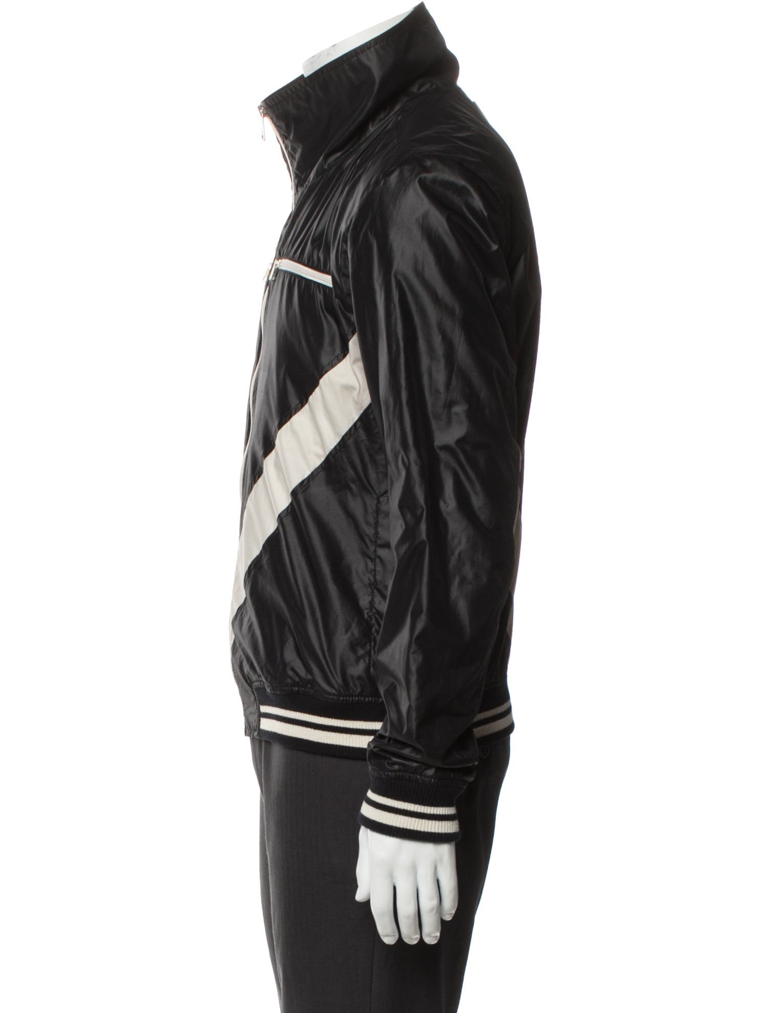 Dolce & Gabbana Striped Windbreaker