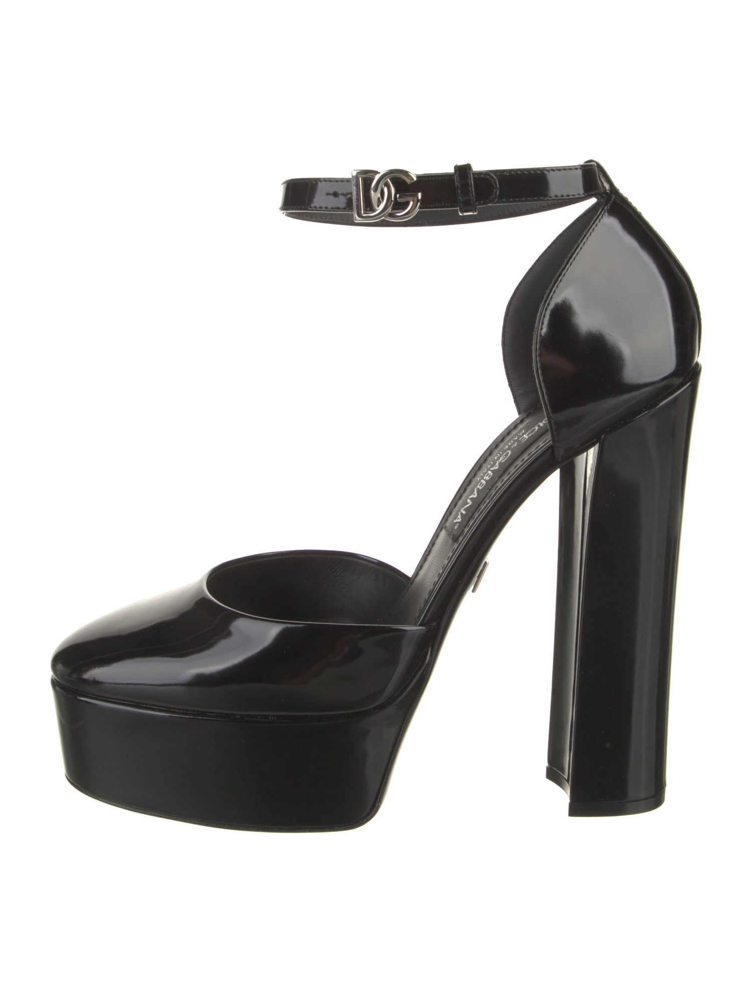 Dolce & Gabbana Patent Leather D'Orsay Pumps