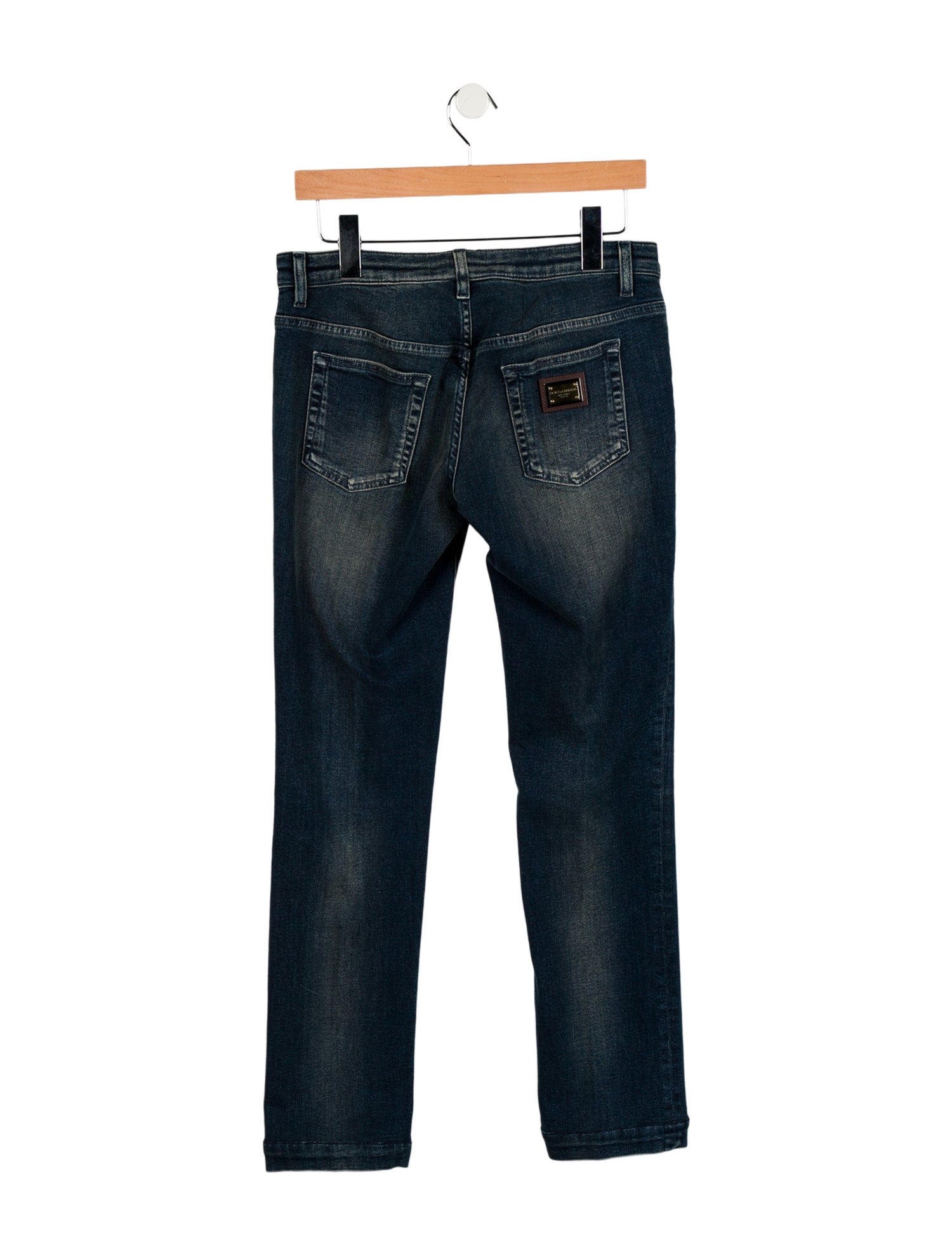 Dolce & Gabbana Low-Rise Straight Leg Jeans