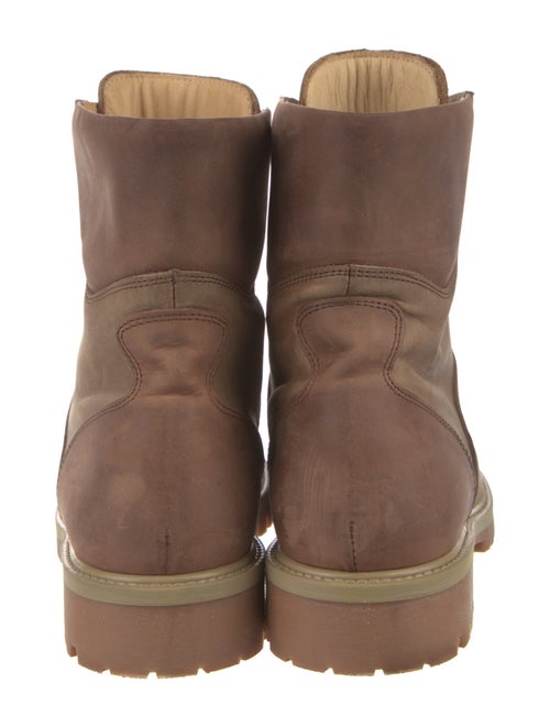 Dolce & Gabbana Leather Combat Boots