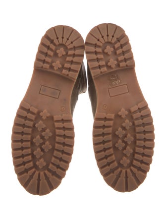 Dolce & Gabbana Leather Combat Boots