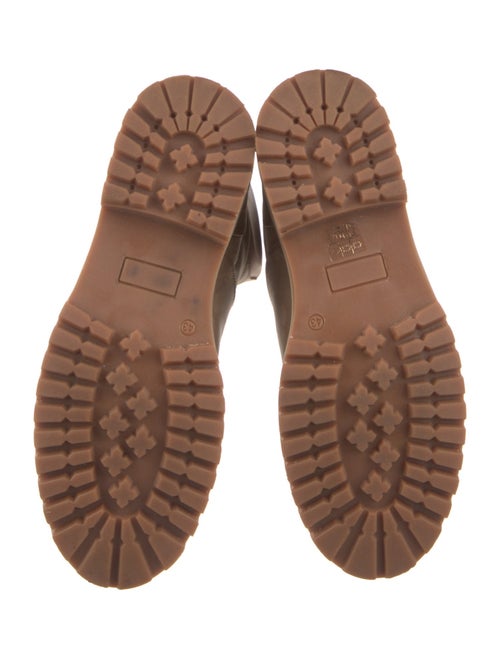 Dolce & Gabbana Leather Combat Boots