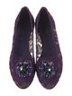 Dolce & Gabbana Lace Lace Pattern Flats