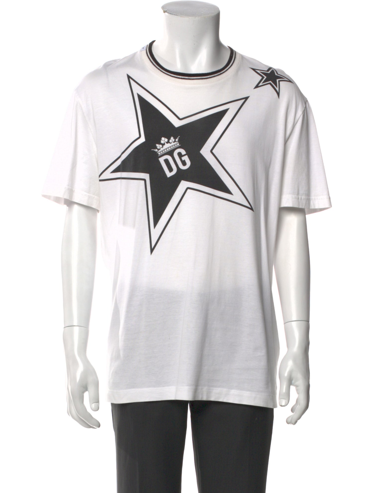 Dolce & Gabbana Graphic Print Crew Neck T-Shirt