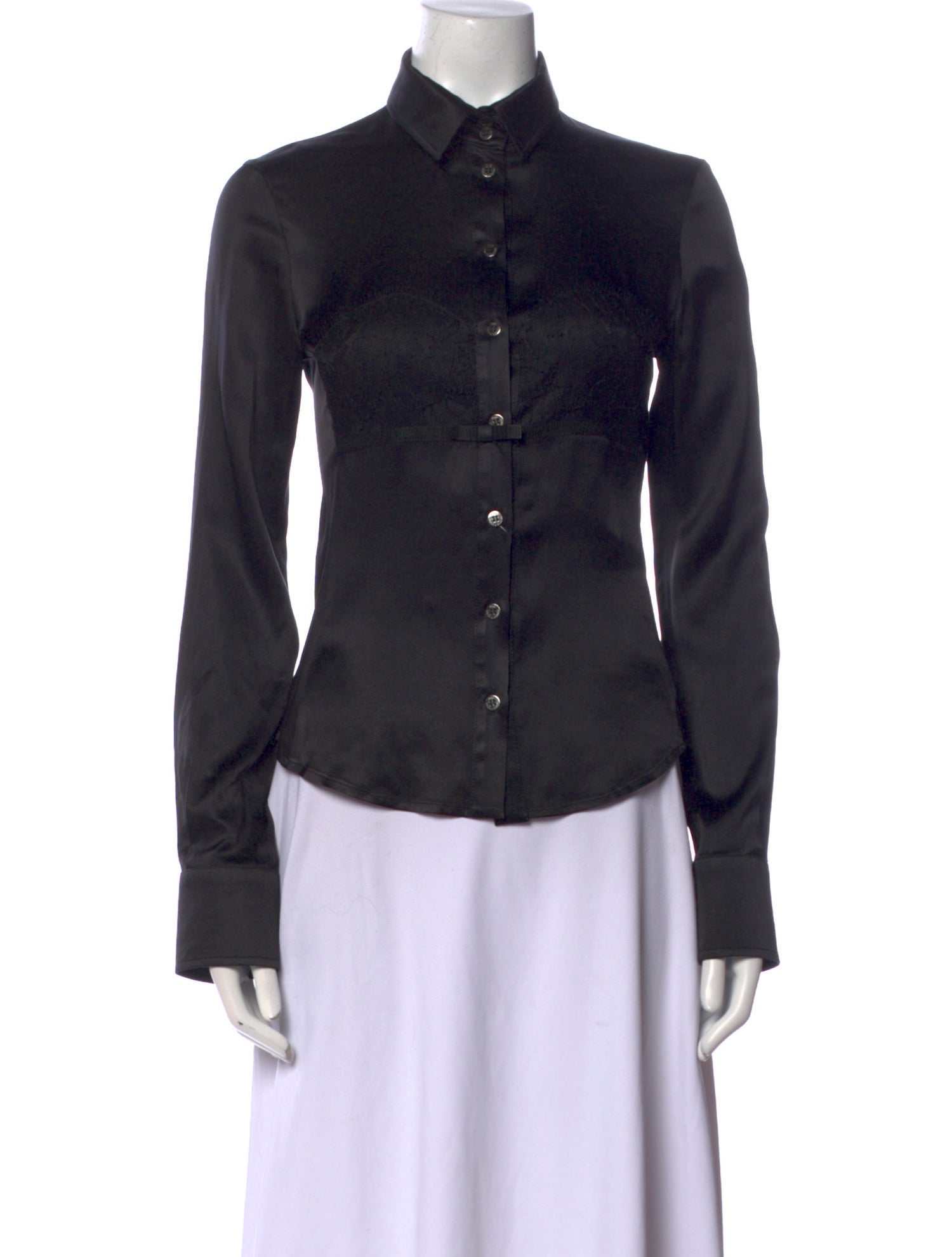 Dolce & Gabbana Long Sleeve Button-Up Top