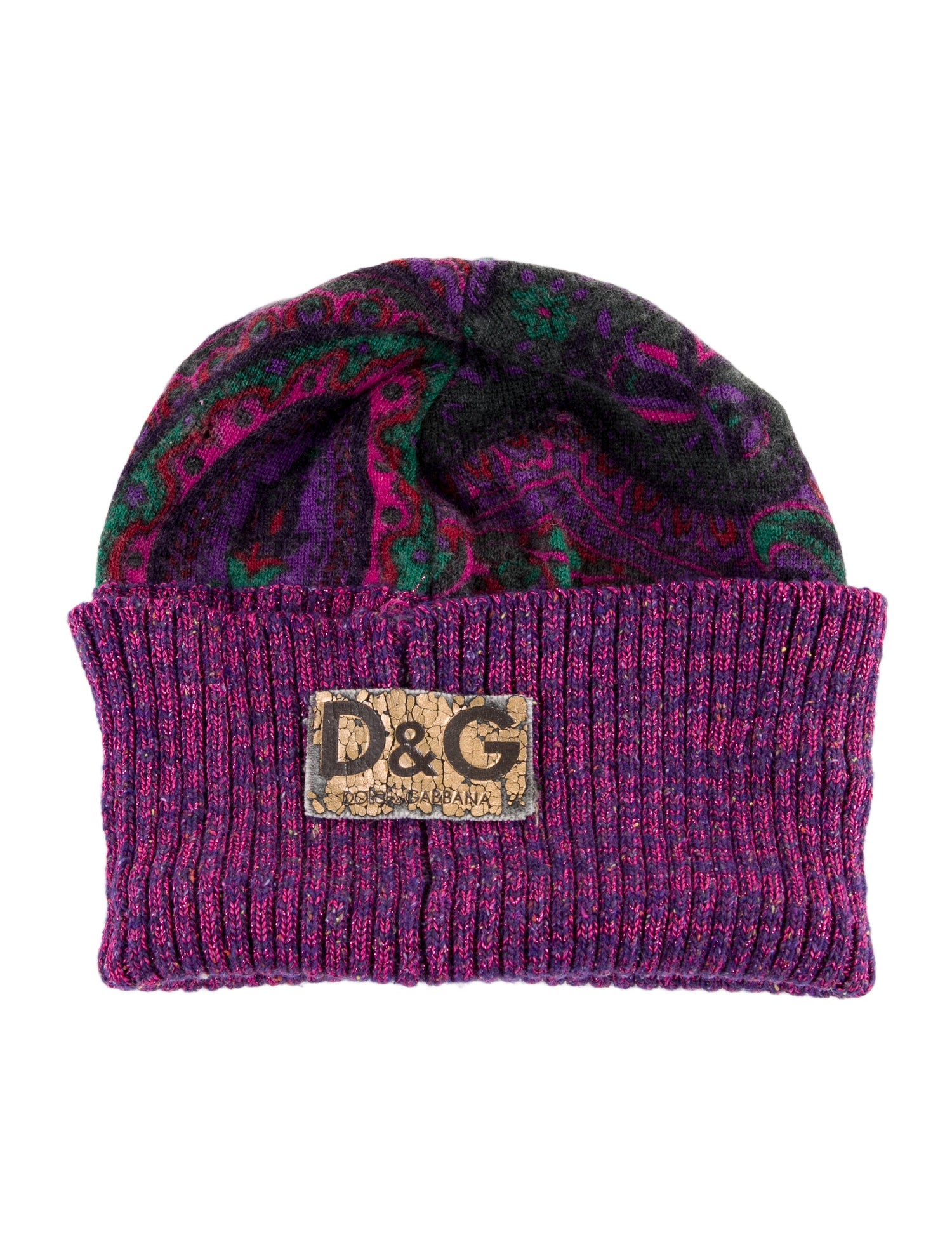 D&G knitted beanie