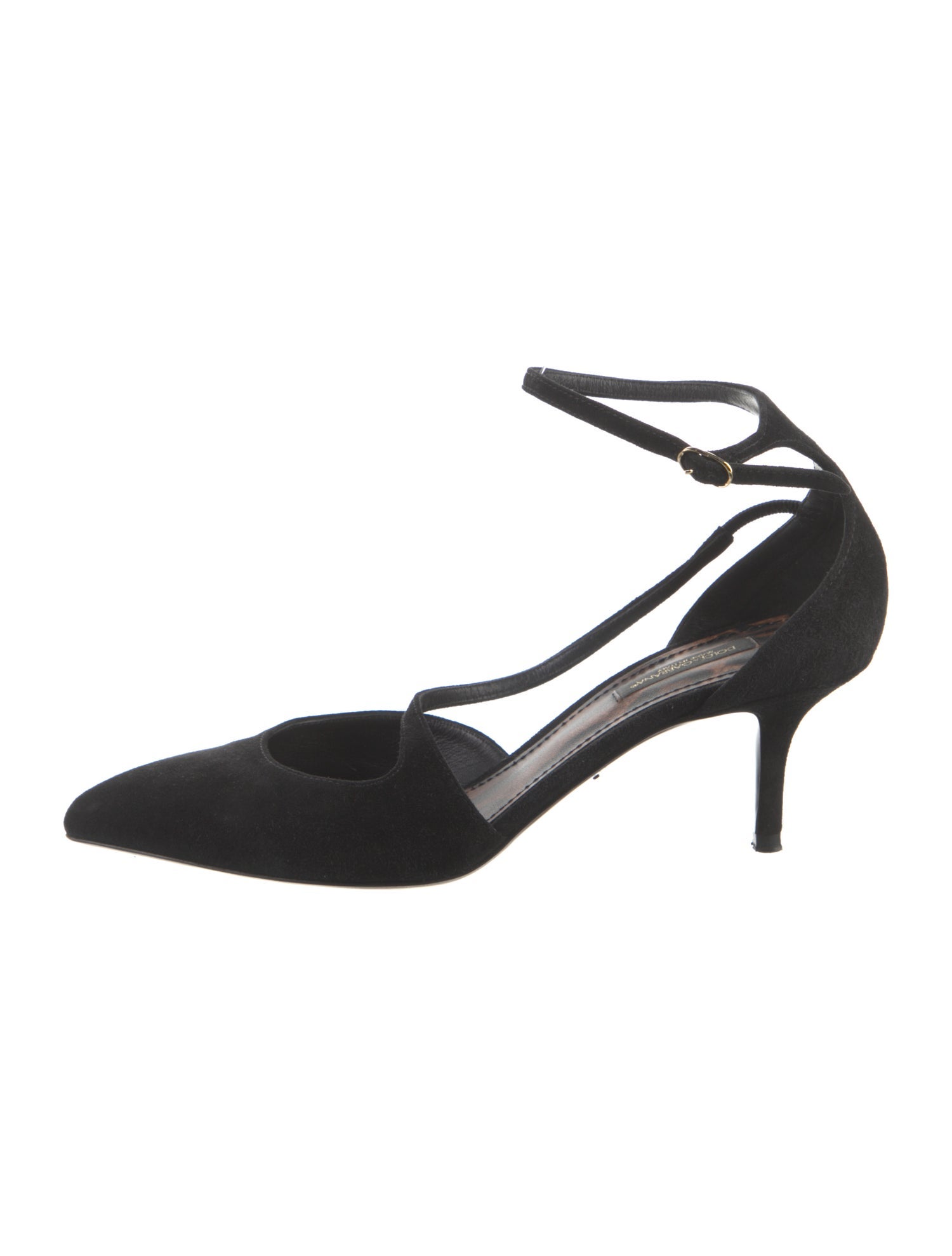 Dolce & Gabbana Suede D'Orsay Pumps