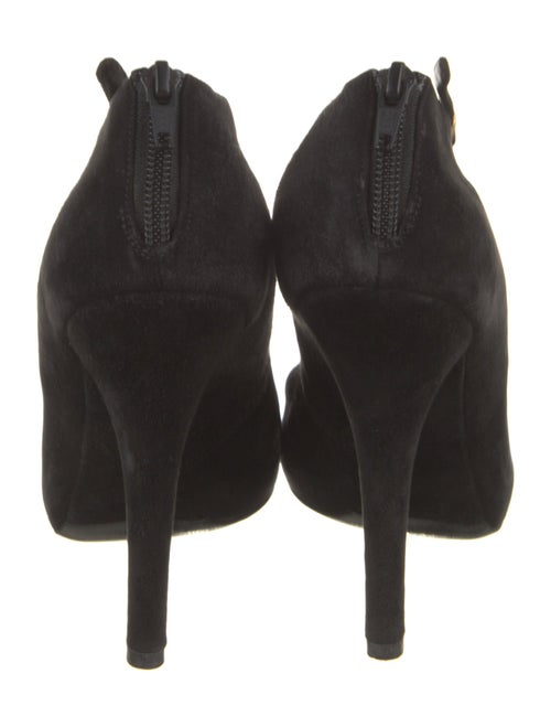 Dolce & Gabbana Suede Lace Trim Embellishment Pumps