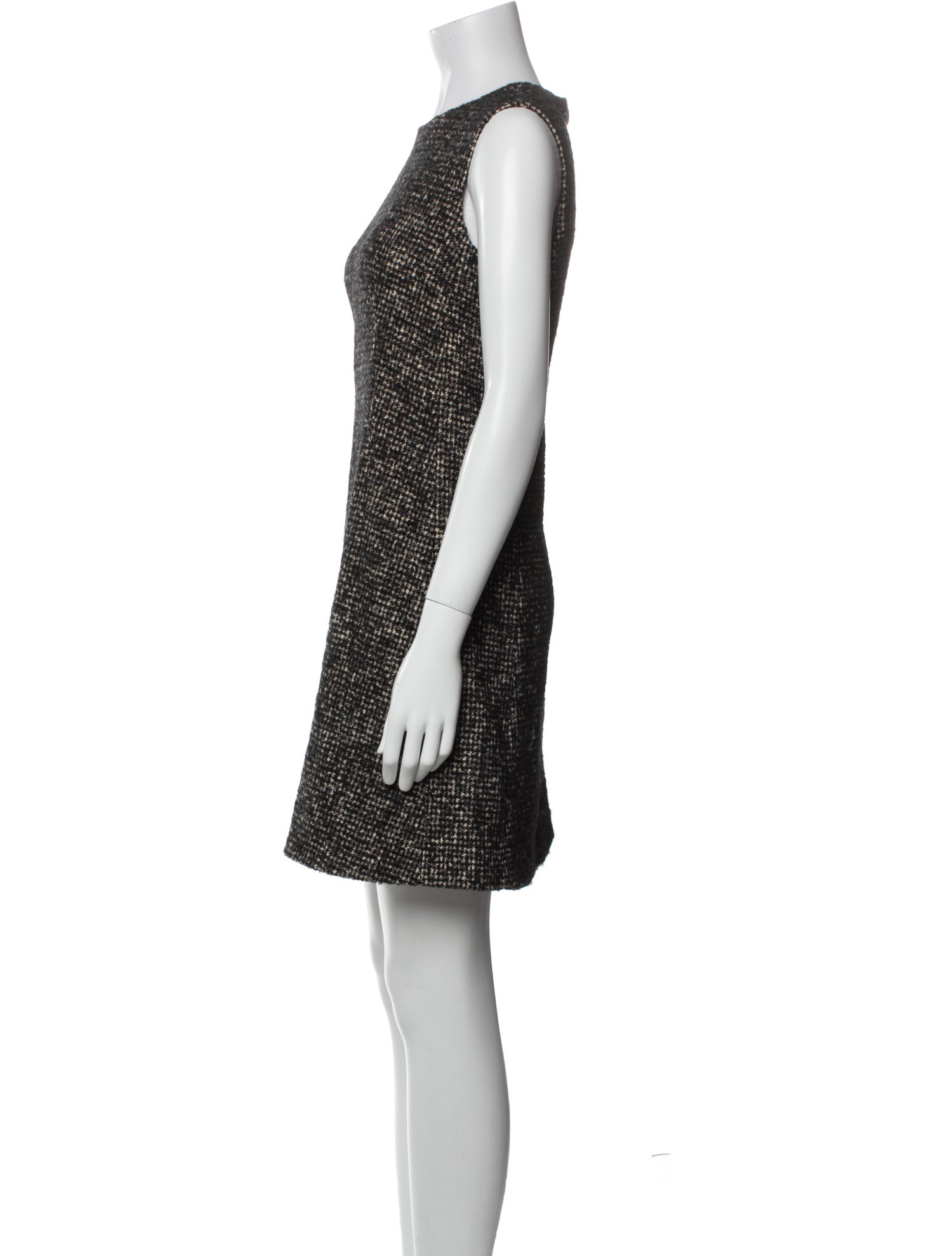 Dolce & Gabbana Virgin Wool Mini Dress