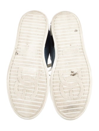 Dolce & Gabbana Denim Distressed Accents Sneakers
