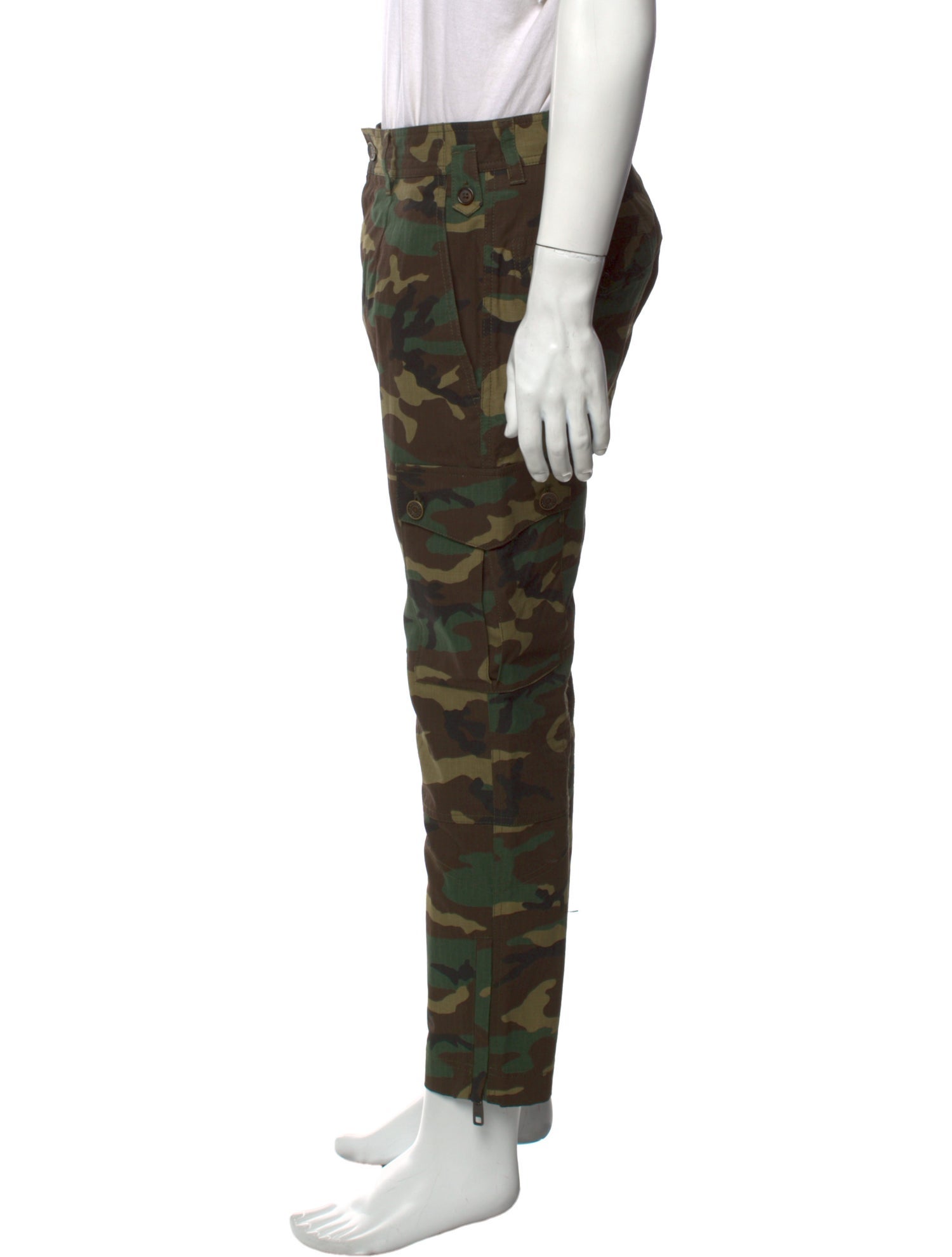 Dolce & Gabbana Camouflage Print Cargo Pants