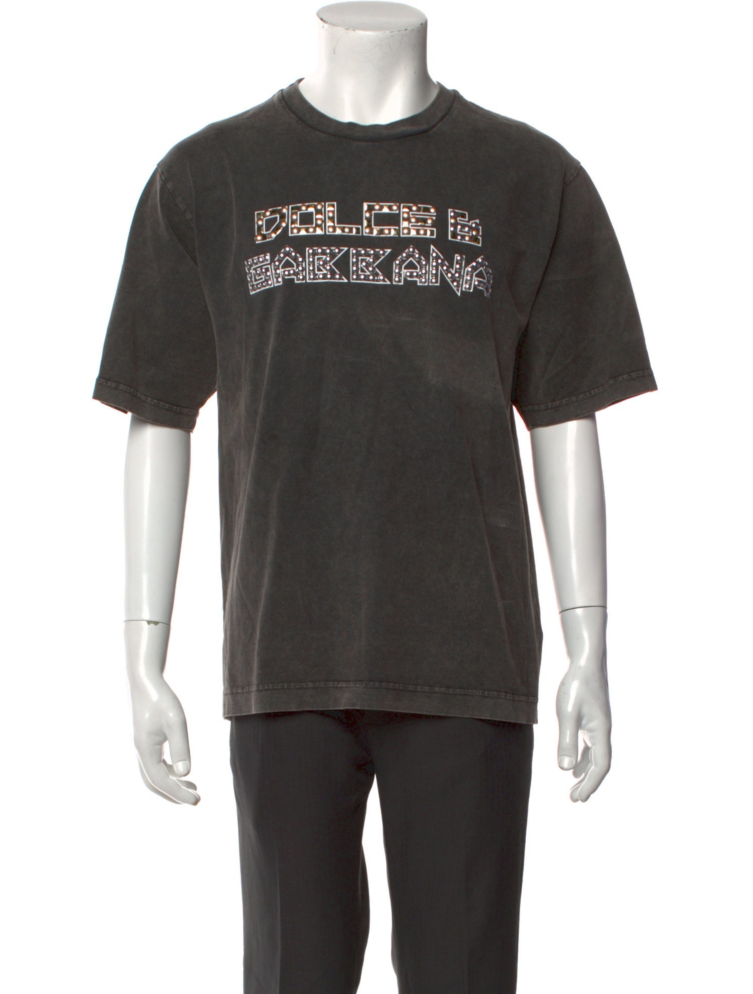 Dolce & Gabbana Graphic Print Crew Neck T-Shirt