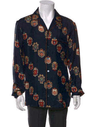 Dolce & Gabbana Silk Floral Print Shirt