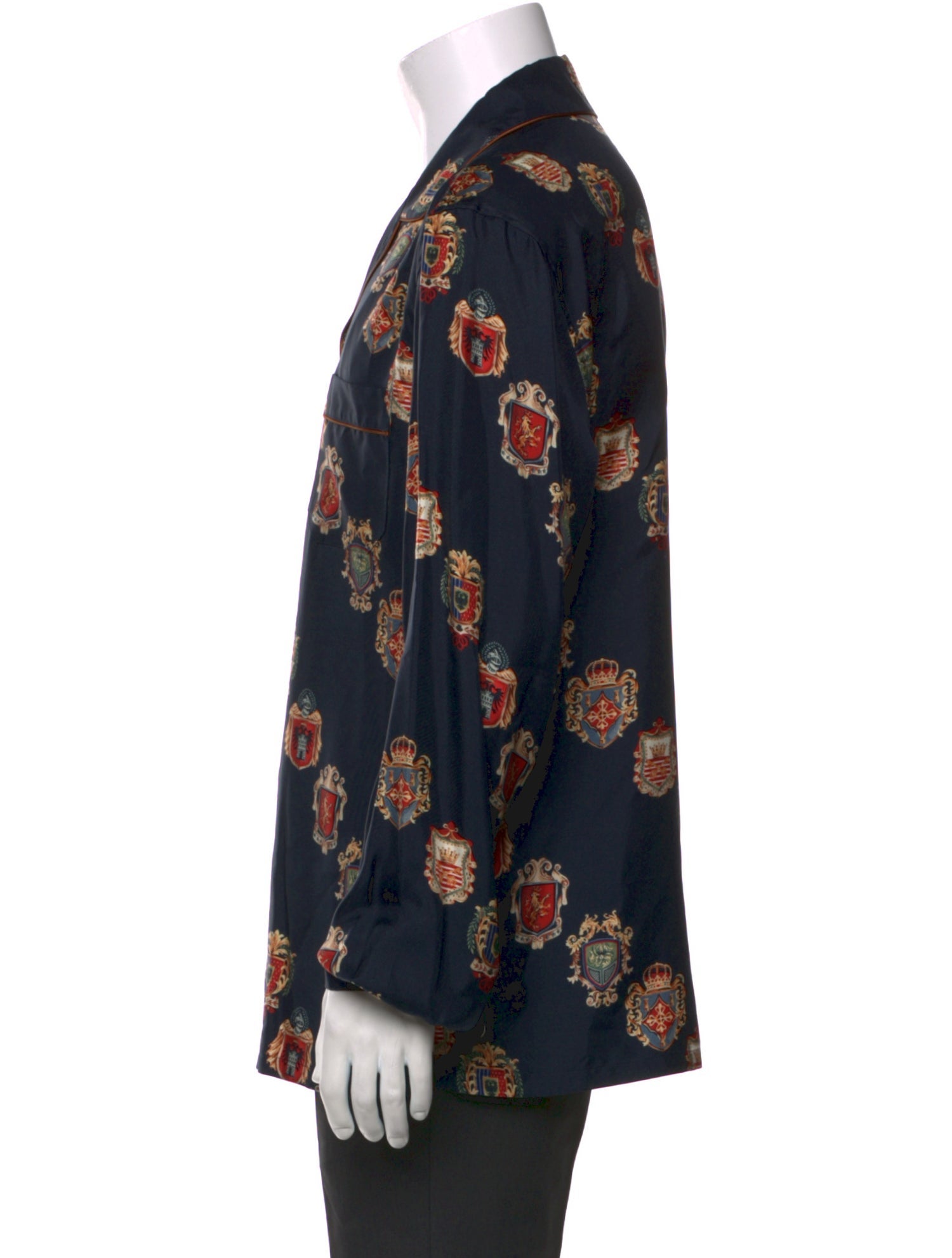 Dolce & Gabbana Silk Floral Print Shirt