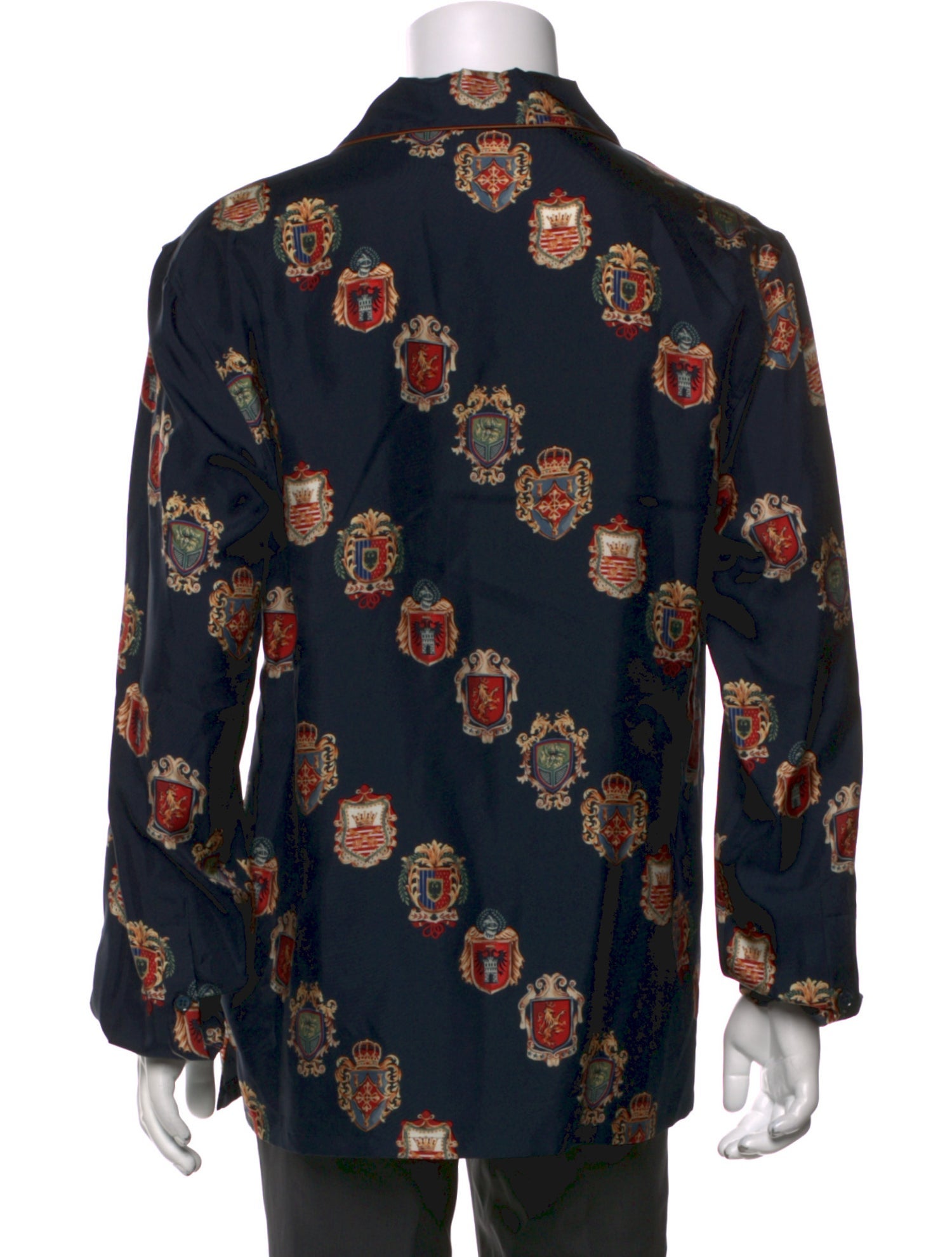 Dolce & Gabbana Silk Floral Print Shirt