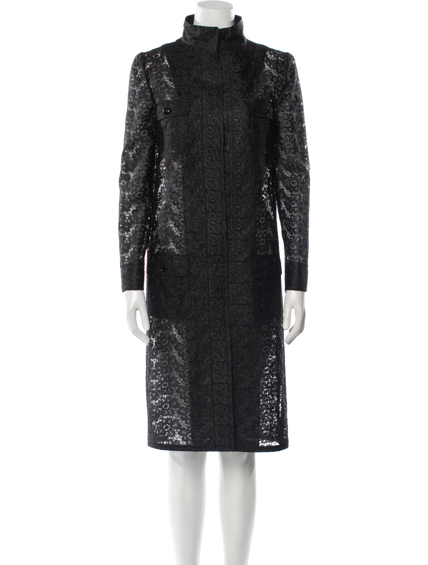 Dolce & Gabbana Lace Pattern Coat w/ Tags