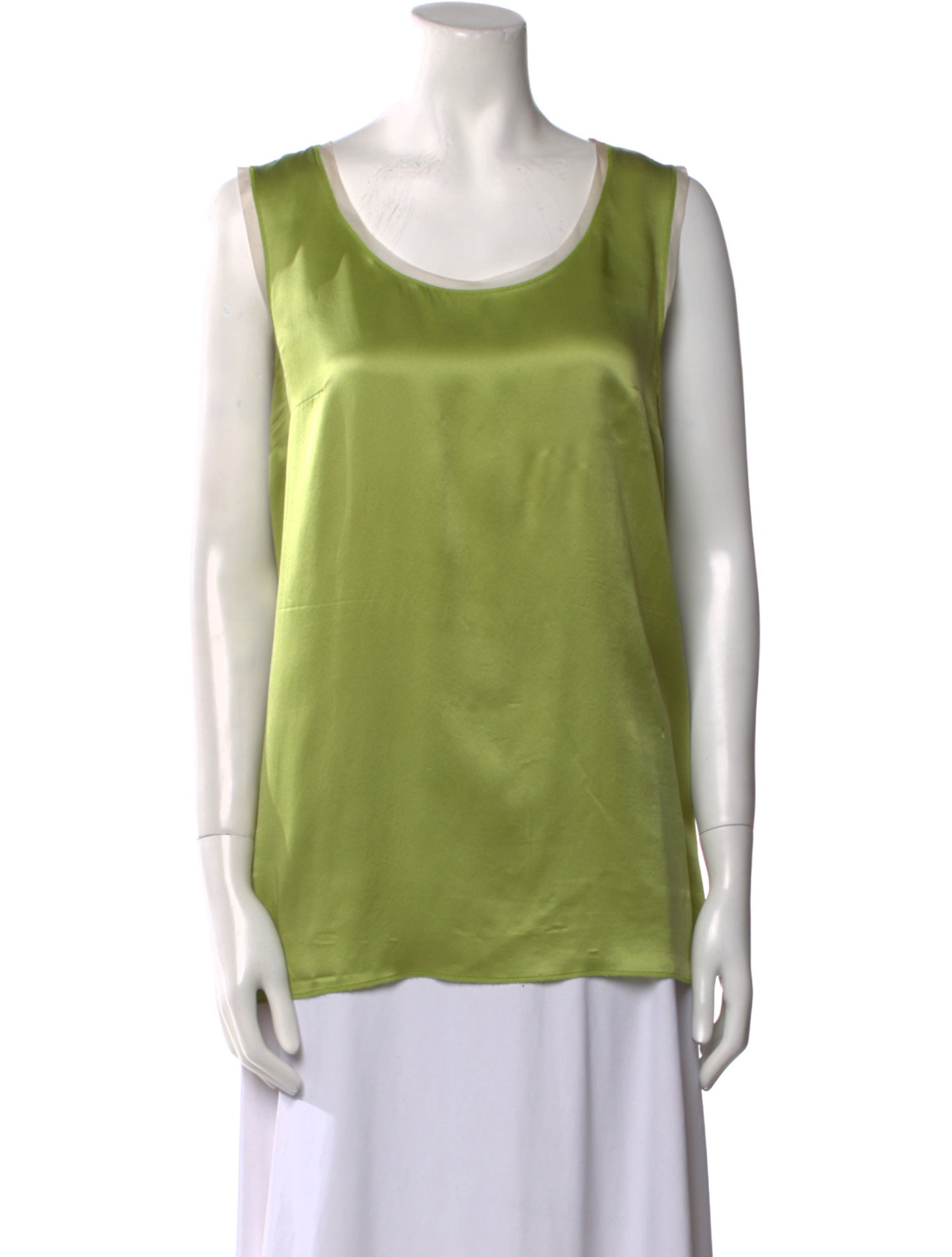 Dolce & Gabbana Silk Scoop Neck Top