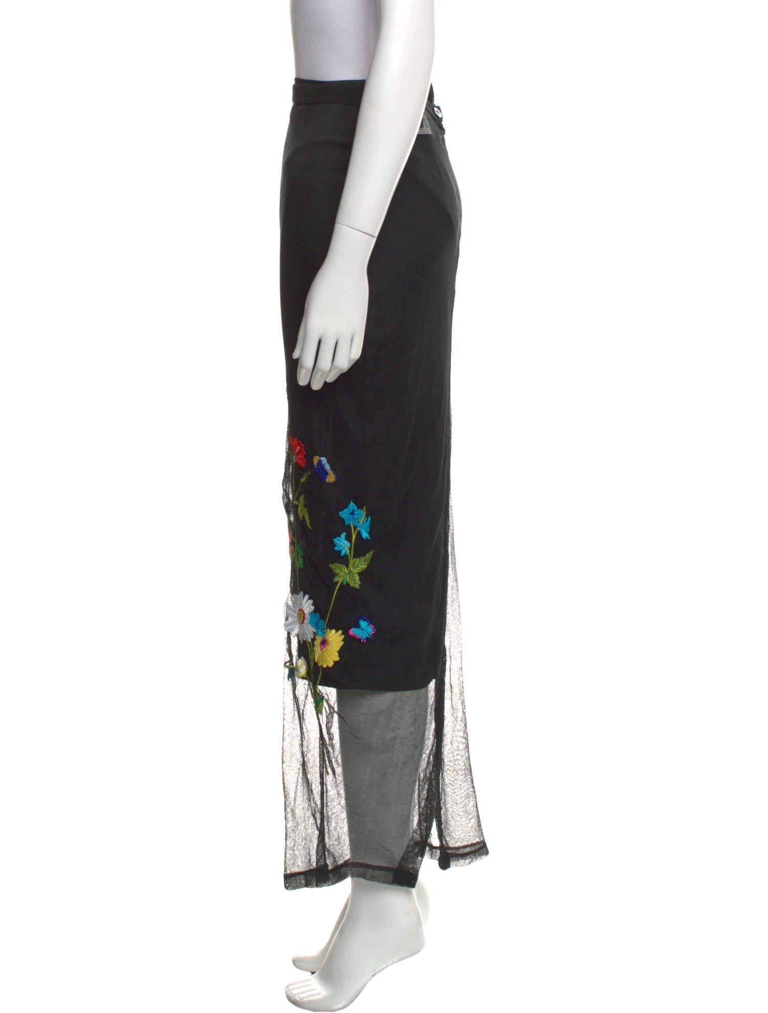 D&G Floral Print Long Skirt