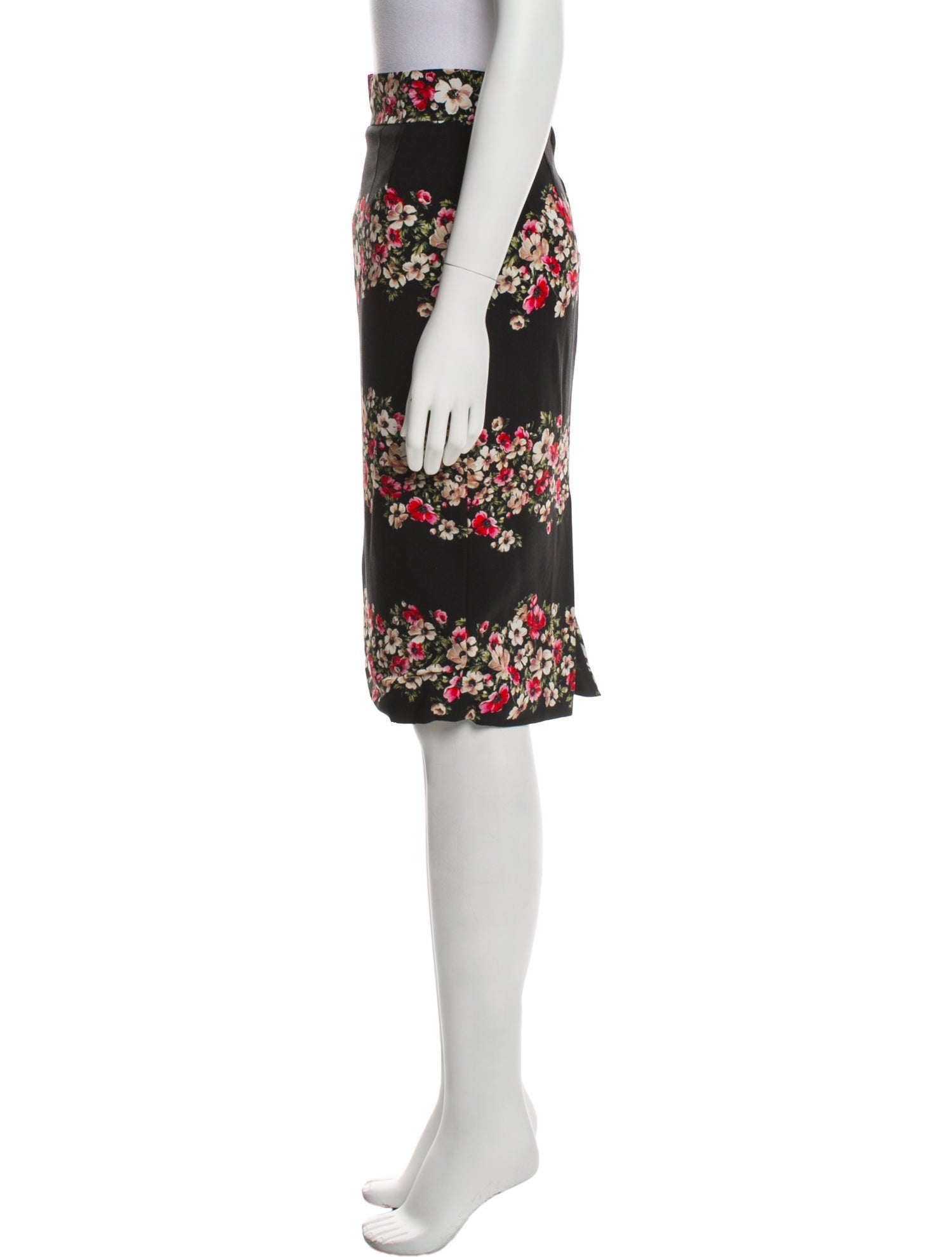 Dolce & Gabbana Floral Print Knee-Length Skirt