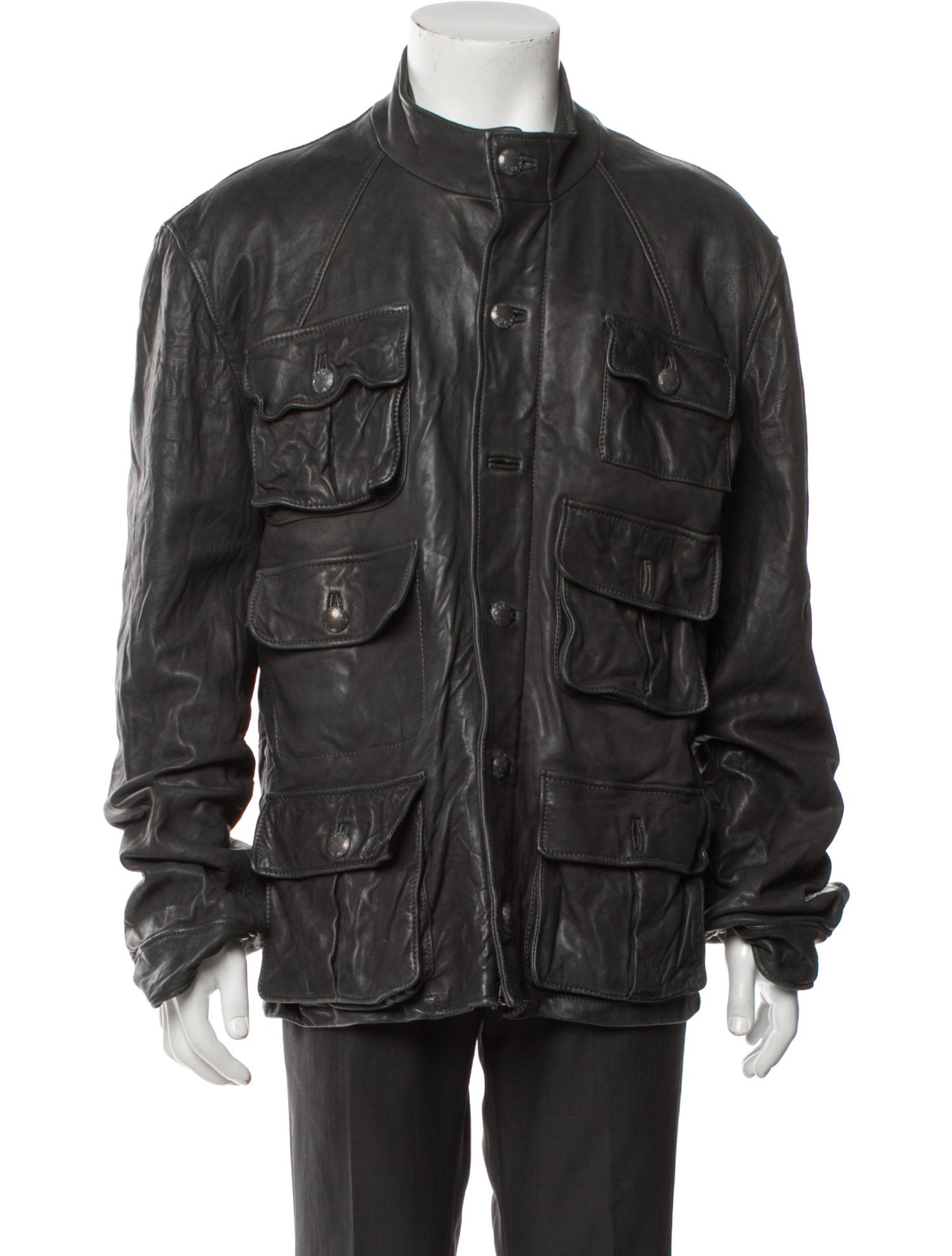 Dolce & Gabbana Lambskin Utility Jacket