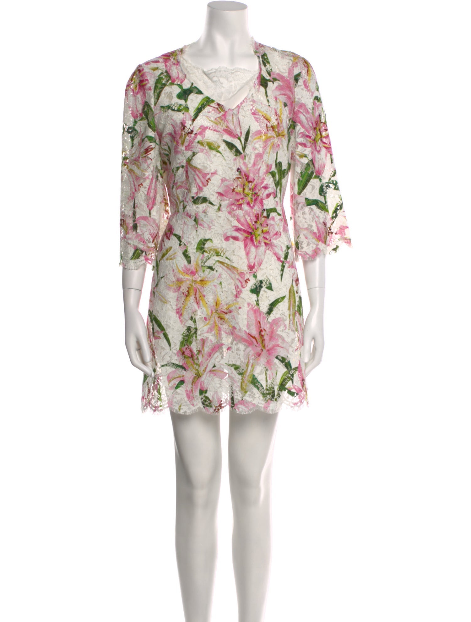 Dolce & Gabbana Floral Print Mini Dress