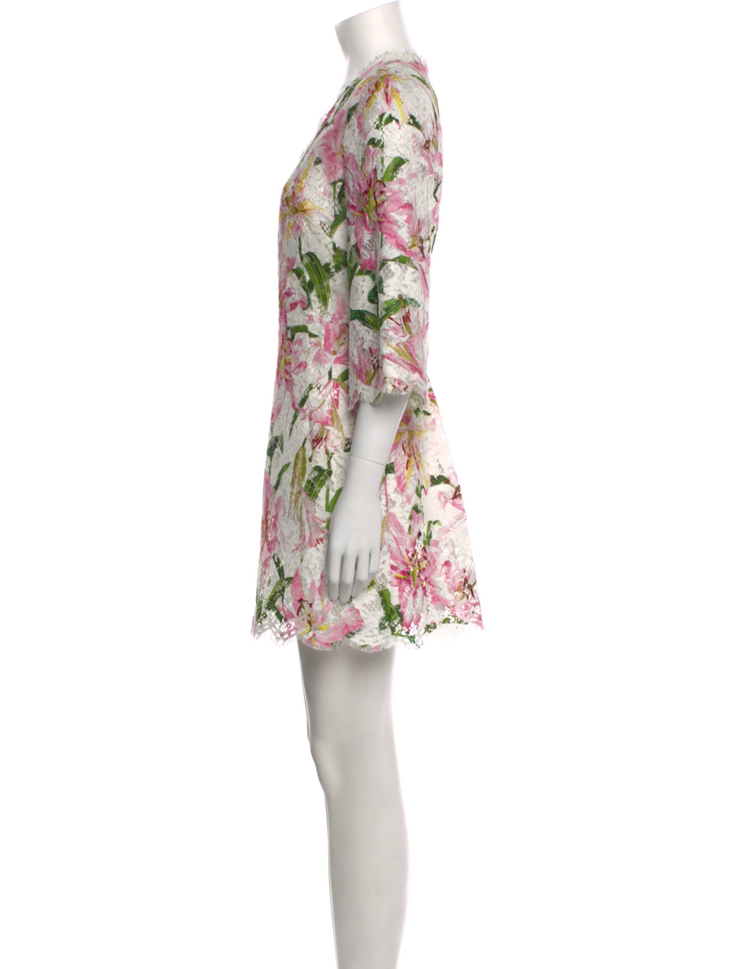 Dolce & Gabbana Floral Print Mini Dress