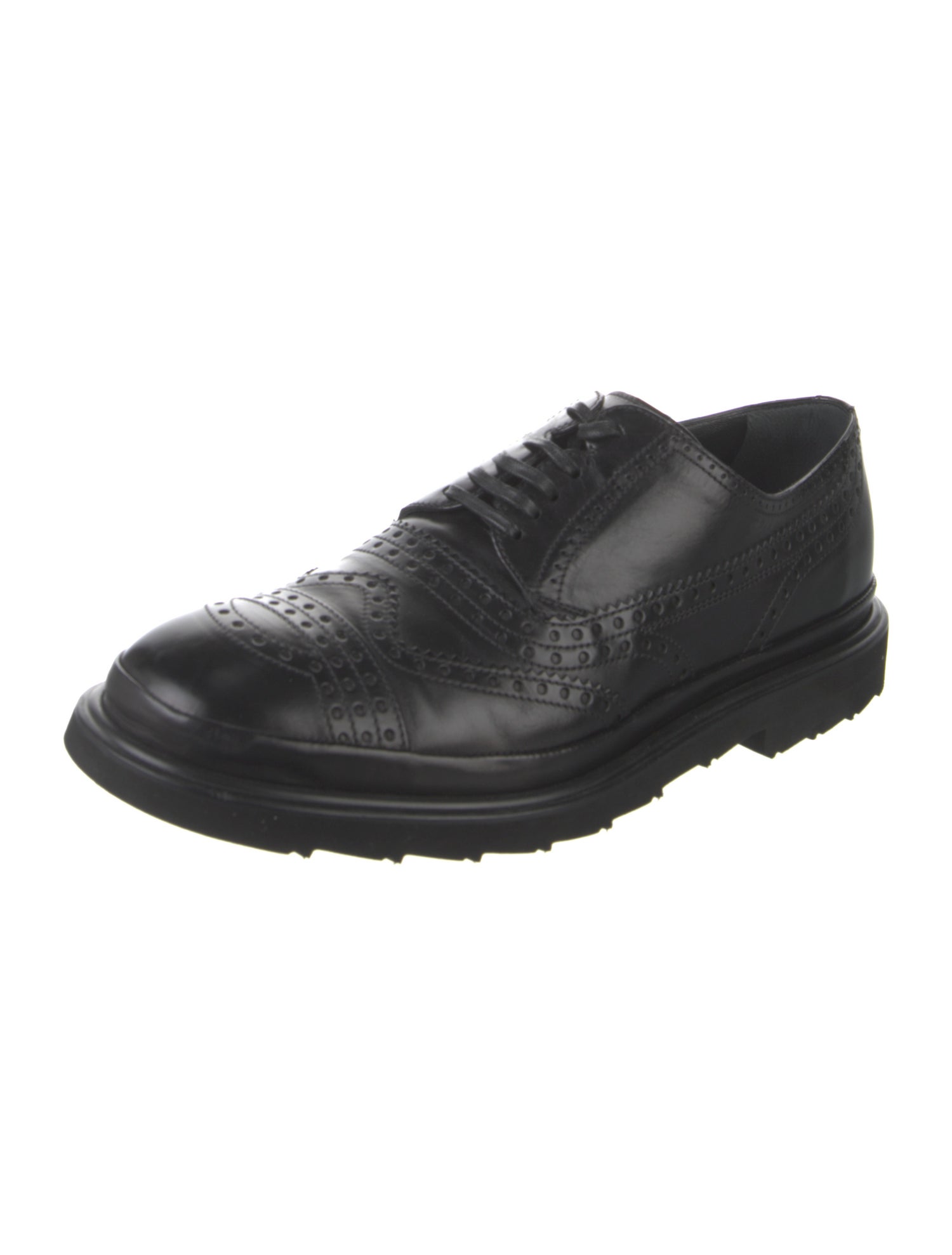 Dolce & Gabbana Leather Lasercut Accents Brogues
