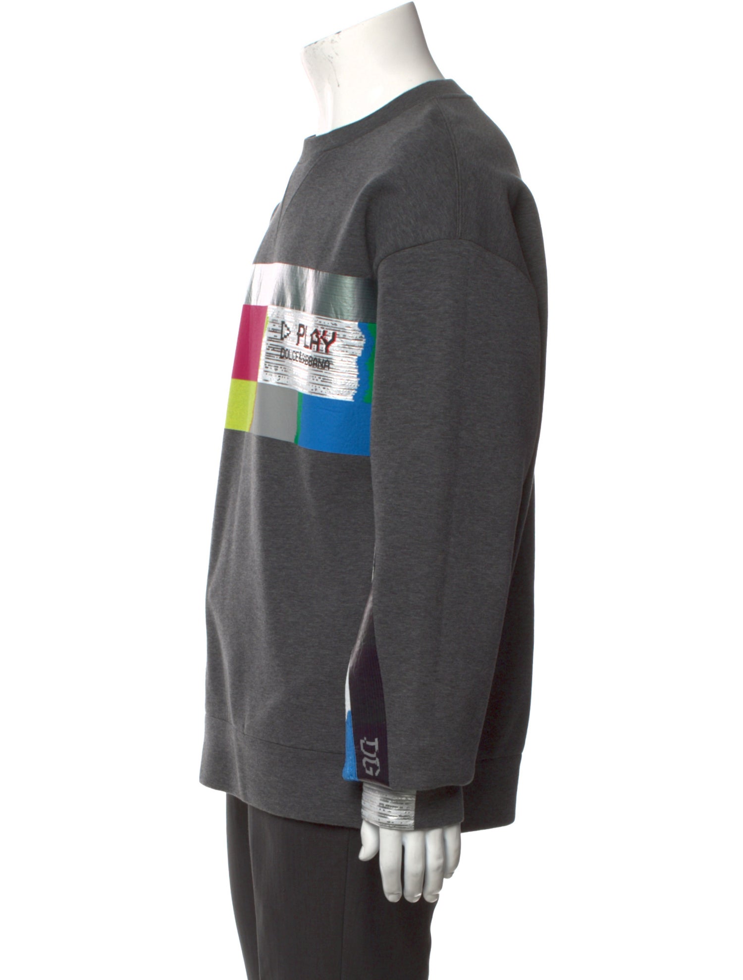 Dolce & Gabbana Graphic Print Crew Neck Sweatshirt