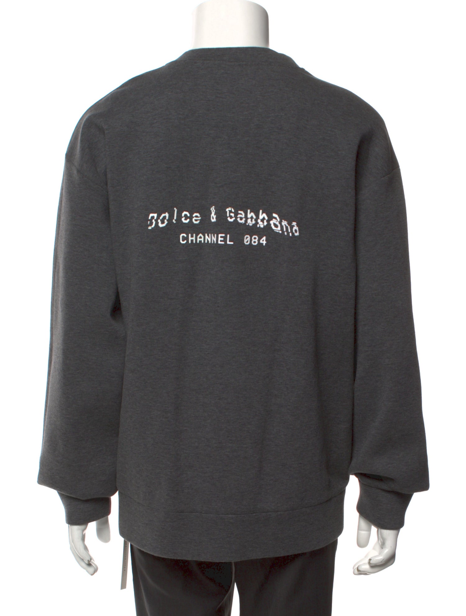 Dolce & Gabbana Graphic Print Crew Neck Sweatshirt