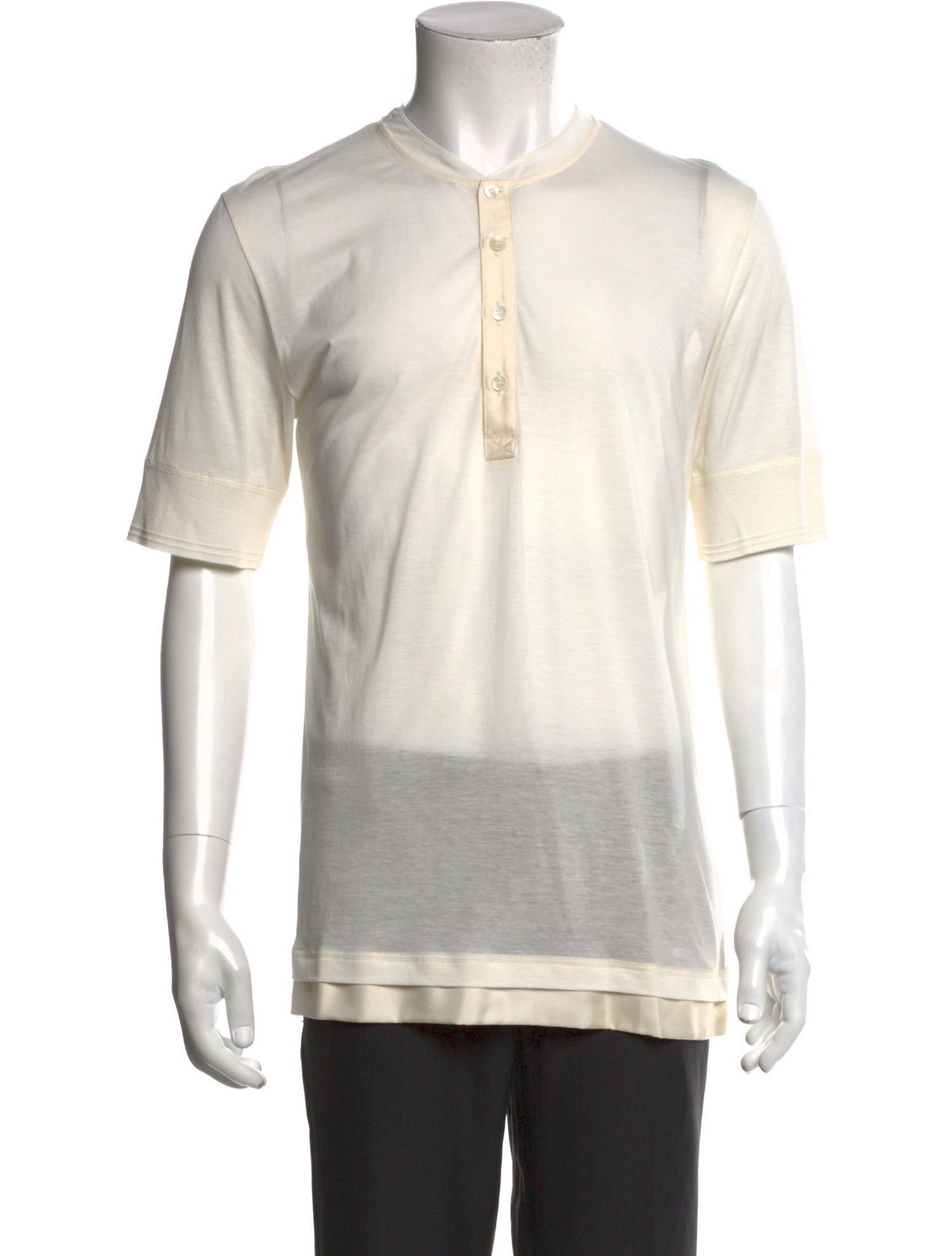 Dolce & Gabbana V-Neck Short Sleeve Polo Shirt