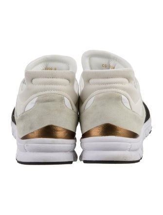 Dolce & Gabbana Suede Colorblock Pattern Sneakers