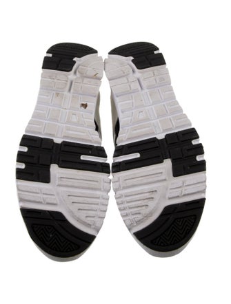 Dolce & Gabbana Suede Colorblock Pattern Sneakers