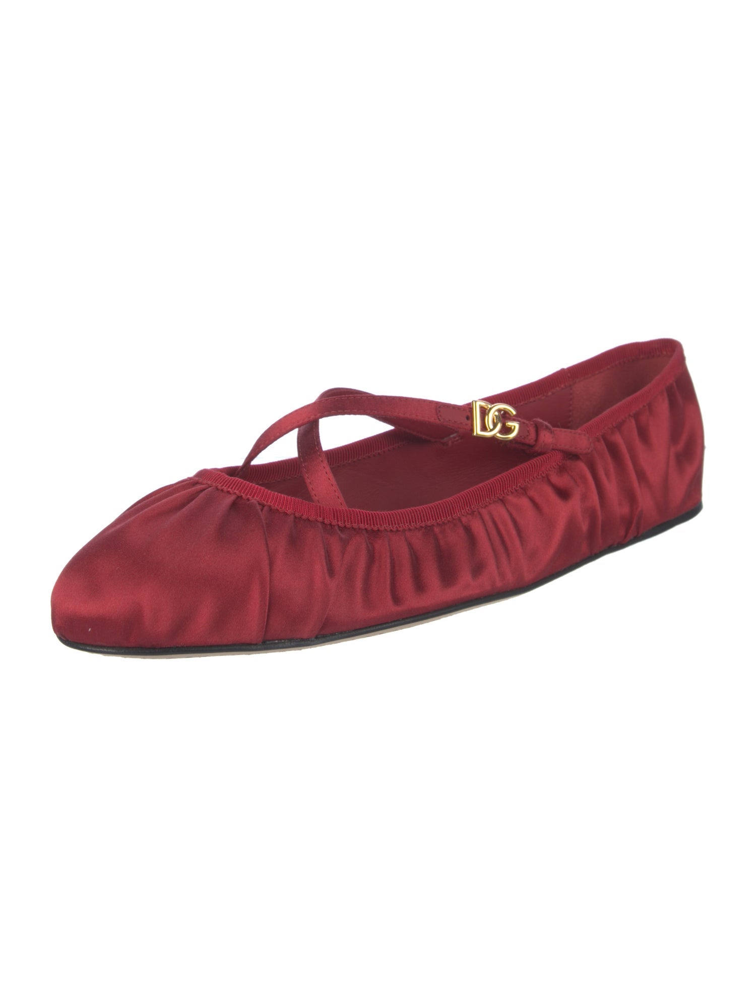 Dolce & Gabbana Satin Ballet Flats