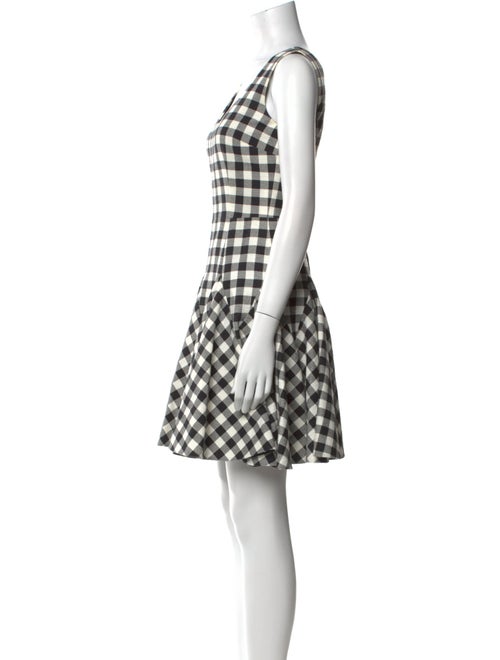Dolce & Gabbana Plaid Print Mini Dress