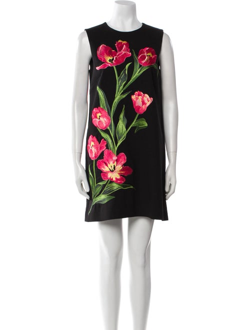 Dolce & Gabbana Virgin Wool Mini Dress
