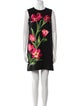 Dolce & Gabbana Virgin Wool Mini Dress