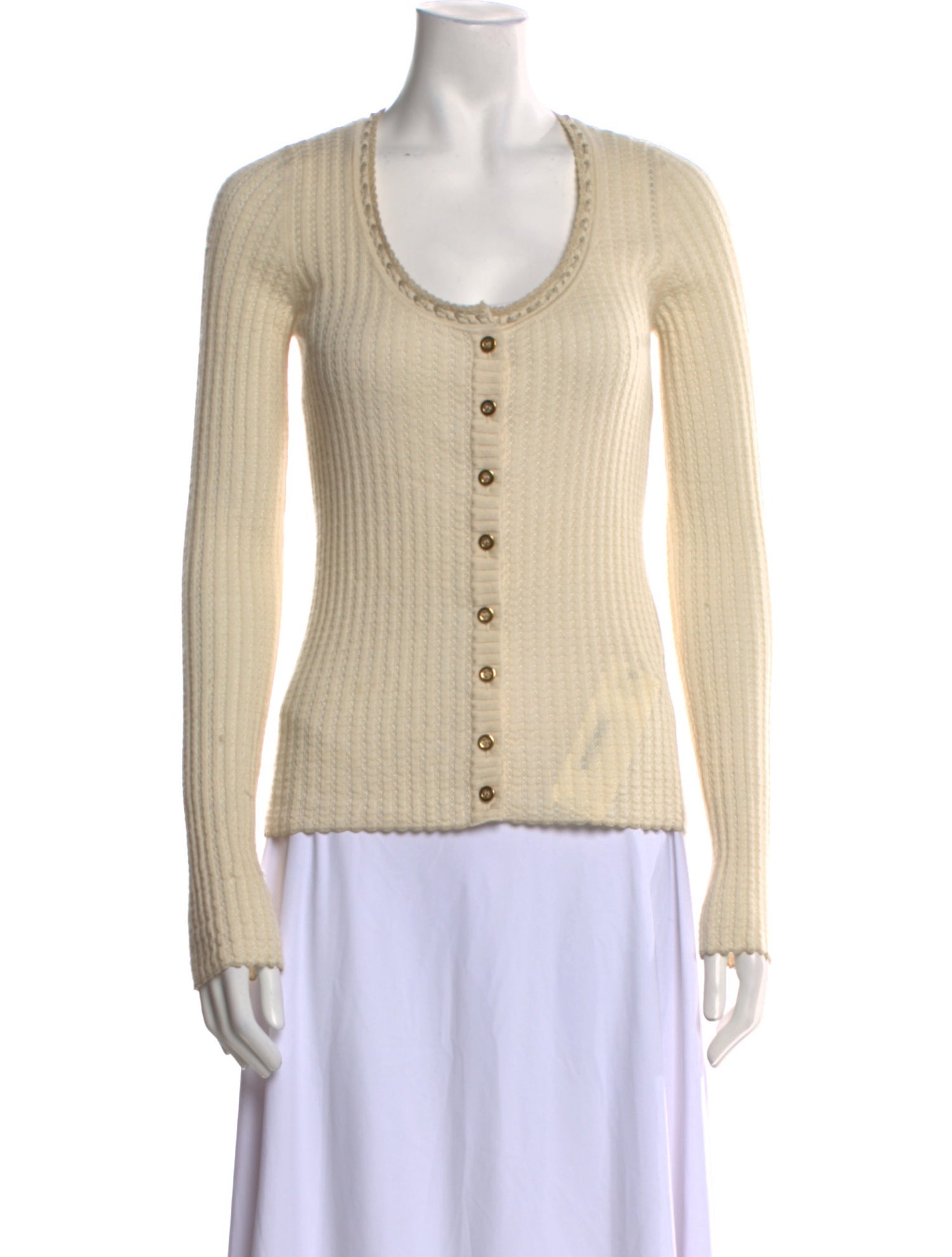 Dolce & Gabbana Cashmere Scoop Neck Sweater