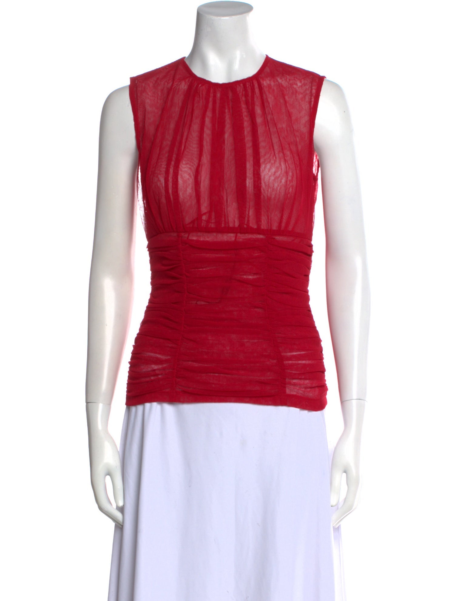 Dolce & Gabbana Crew Neck Sleeveless Top
