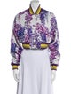 Dolce & Gabbana Floral Print Bomber Jacket