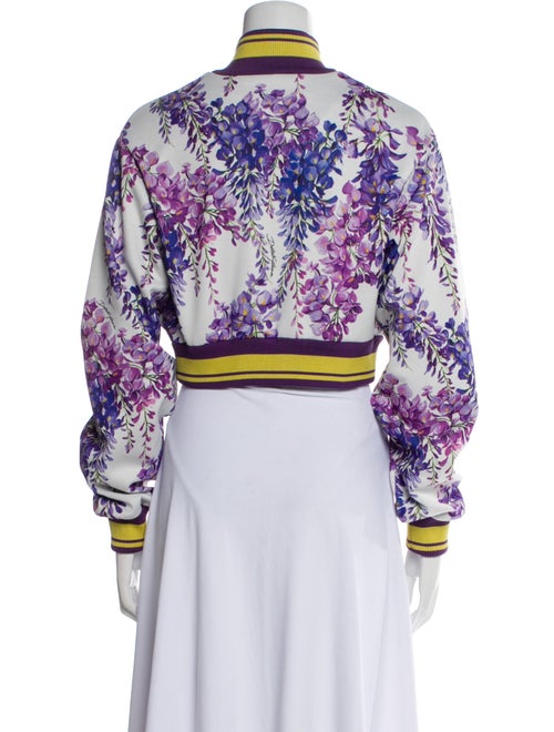 Dolce & Gabbana Floral Print Bomber Jacket