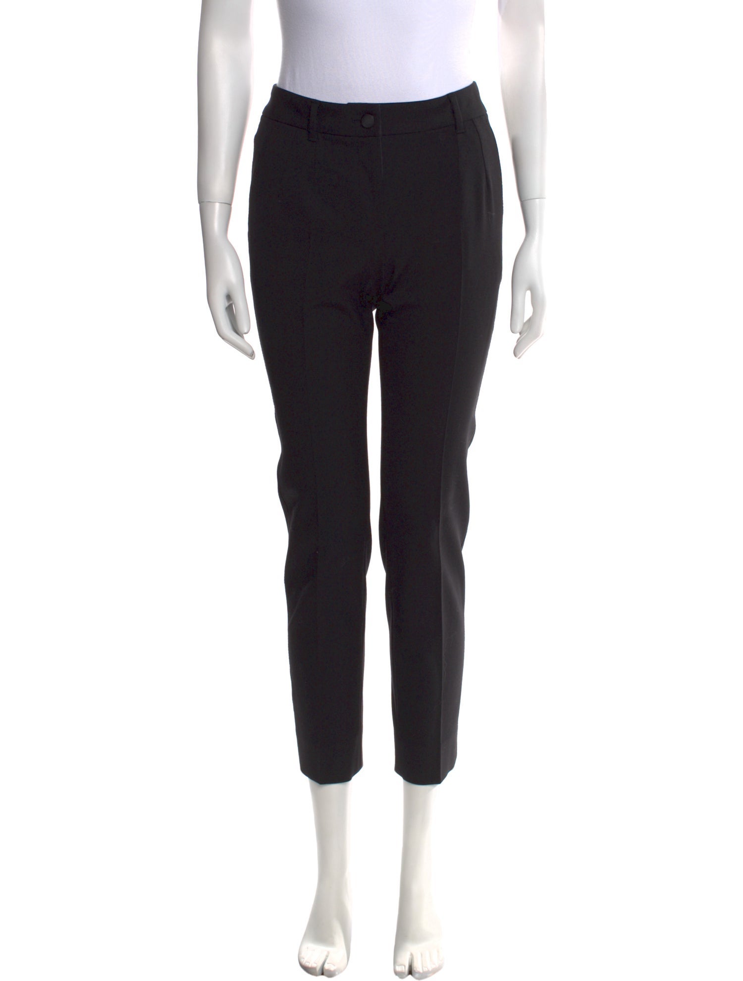 Dolce & Gabbana Virgin Wool Skinny Leg Pants