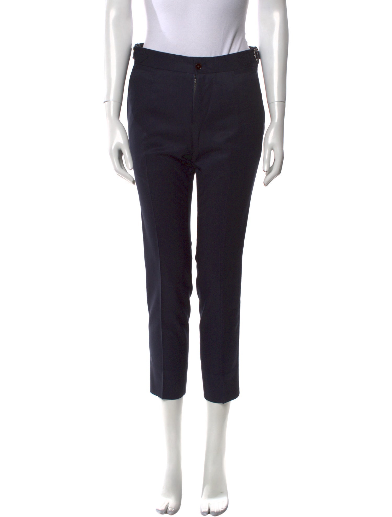 Dolce & Gabbana Virgin Wool Straight Leg Pants